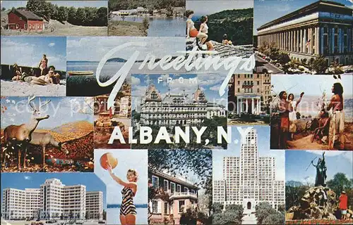 Albany New York Capital City of the empire state Kat. Albany