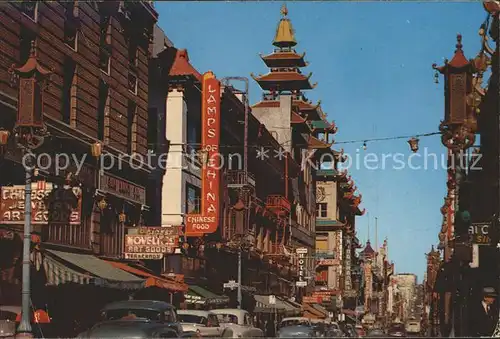 San Francisco California Grant Avenue Chinatown Kat. San Francisco