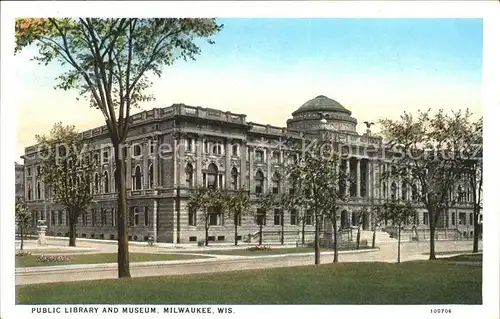 Milwaukee Wisconsin Public library and museum Kat. Milwaukee