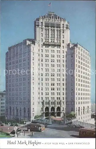 San Francisco California Hotel Mark Hopkins Kat. San Francisco