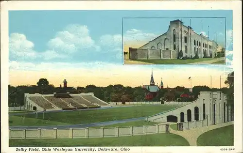 Delaware Ohio Selby Field Ohio Wesleyan University  Kat. Delaware