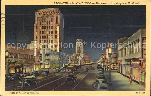 Los Angeles California Miracle Mile Wilshire Boulevard  Kat. Los Angeles