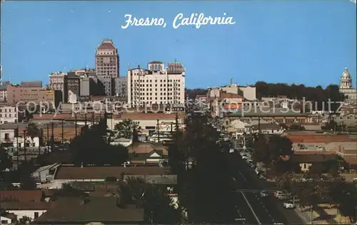 Fresno California Downtown Skyline Kat. Fresno