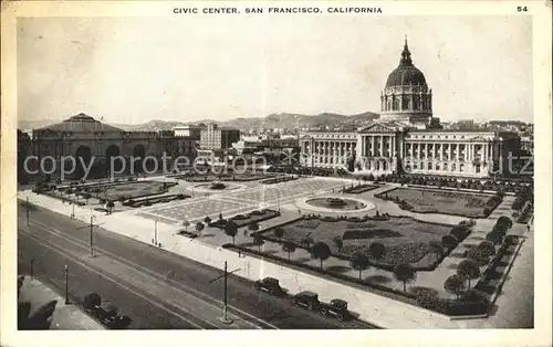 San Francisco California Civic Center  Kat. San Francisco