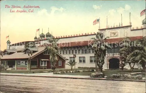 Los Angeles California The Shrine Auditorium  Kat. Los Angeles