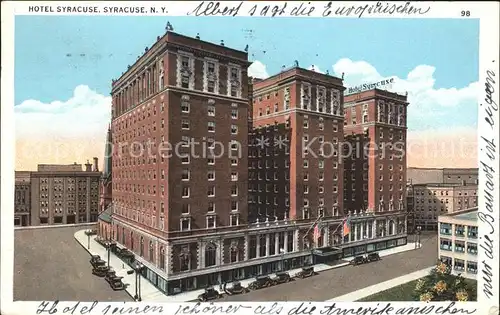 Syracuse New York Hotel Syracuse Kat. Syracuse