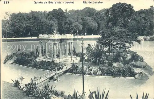 Rio de Janeiro Quinta da Boa Vista trecho Kat. Rio de Janeiro