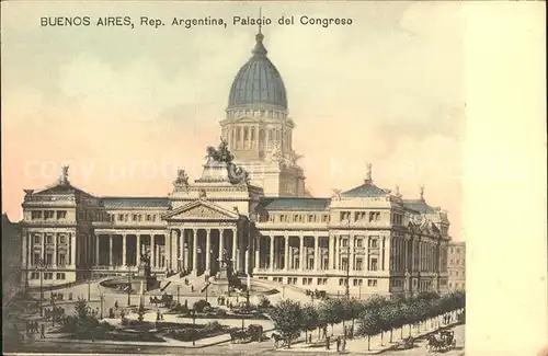 Buenos Aires Palacio del Congreso Kat. Buenos Aires