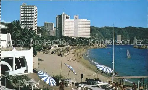Acapulco Playa La Condesa y el Hotel Condesa del Mar Kat. Acapulco