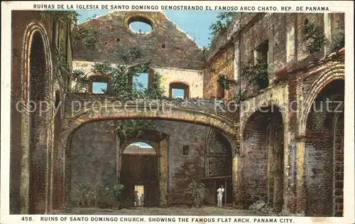 Panama City Panama Ruins of Santo Domingo Church Kat. Panama City