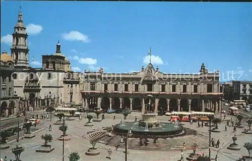 Guadalajara City Hall Plaza Fountain  Kat. Guadalajara