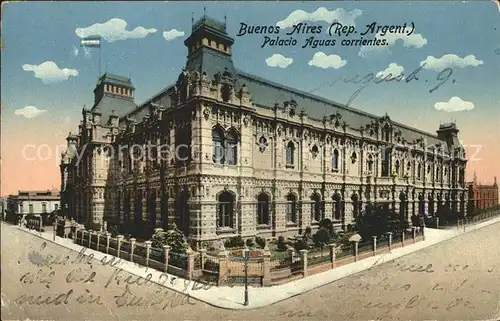 Buenos Aires Palacio Aguas corrientes Kat. Buenos Aires