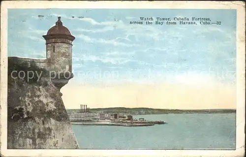 Havana Habana Watch Tower Fortress  Kat. Havana
