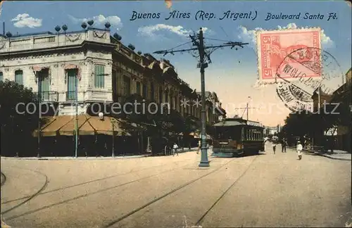 Buenos Aires Boulevard Santa Fe Kat. Buenos Aires