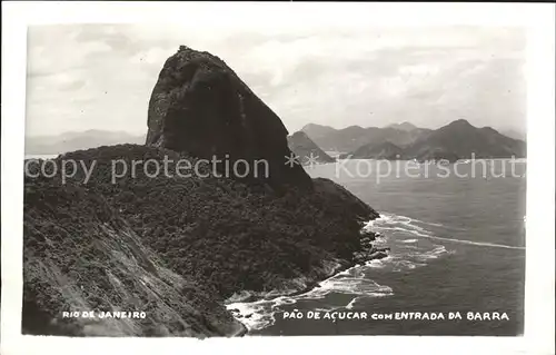 Rio de Janeiro Pao de Acucar com Entrada da Barra Kat. Rio de Janeiro