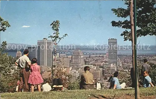 Montreal Quebec Skyline from Mount Royal Kat. Montreal