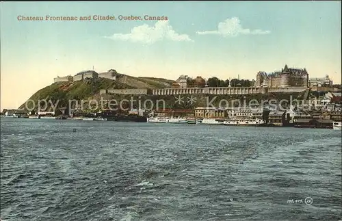 Quebec Chateau Frontenac and Citadel  Kat. Quebec