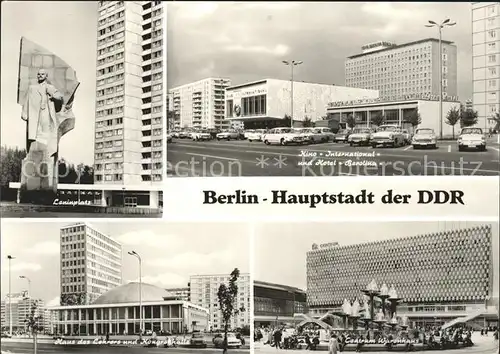 Berlin Leninplatz Haus des Lehrers  Kat. Berlin