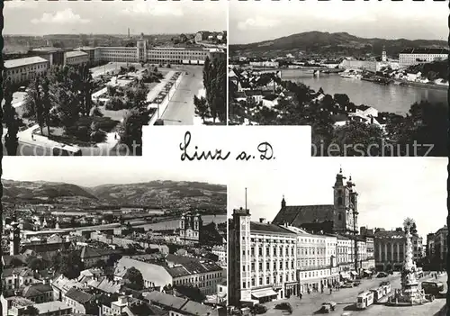 Linz Donau Ansichten Kat. Linz