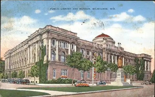 Milwaukee Wisconsin Public Library and Museum Kat. Milwaukee