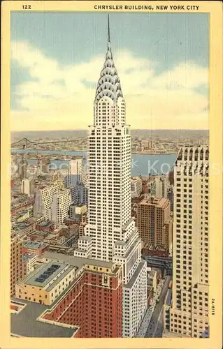 New York City Chrylser Building Skyscraper / New York /