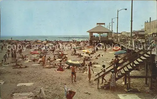 Ocean City New Jersey Wooden Way and Beach Kat. Ocean City