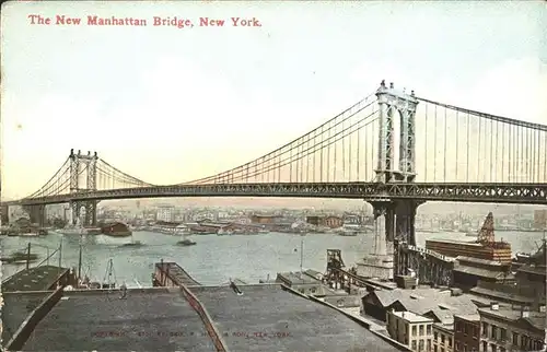 New York City New Manhattan Bridge / New York /