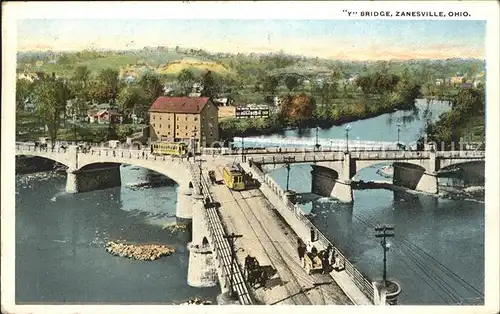 Zanesville Ohio Y Bridge Kat. Zanesville