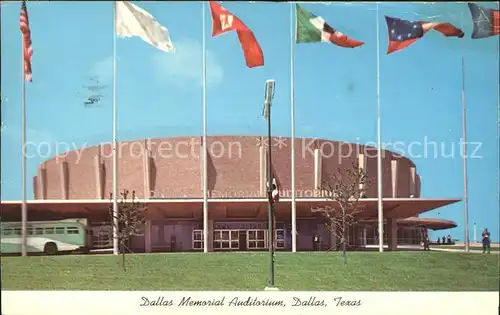 Dallas Texas Memorial Auditorium Flags Kat. Dallas