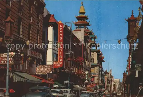 San Francisco California Grant Avenue Chinatown Kat. San Francisco