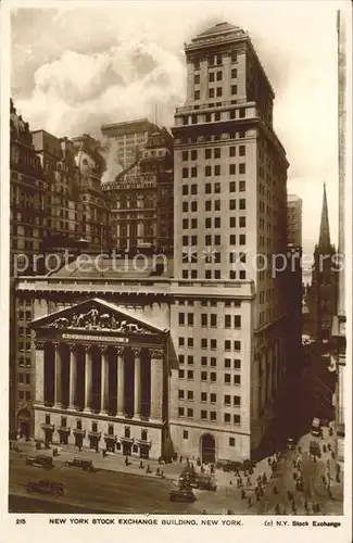 New York City Stock Exchange Building / New York /