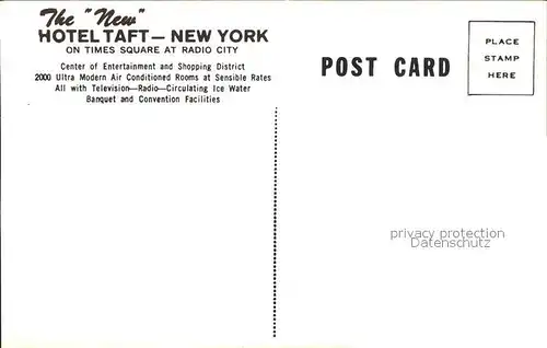 New York City Hotel Taft Times Square / New York /