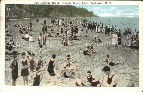 Rochester New York Bathing Beach Ontario Beach Park Kat. Rochester