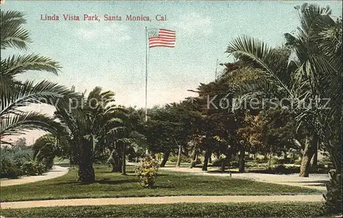 Santa Monica Linda Vista Park Flag Kat. Santa Monica