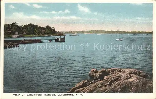Larchmont Harbor Kat. Larchmont