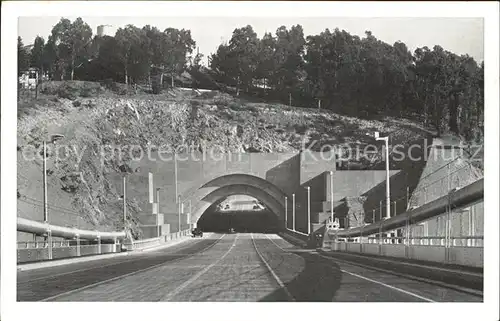 San Francisco California Entrance to Tunnel Yerba Buena Island Bay Bridge Kat. San Francisco