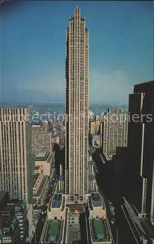 New York City Rockefeller Center Skyscraper / New York /
