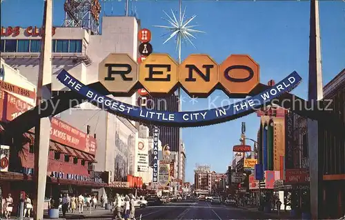 Reno Nevada Reno Arch Virginia Street Kat. Reno