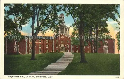 Delaware Ohio Stuyvesant Hall Kat. Delaware