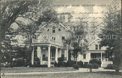 Smithtown Home of Mrs. Miller Long Island Tucks Series No. 0309 Kat. Smithtown