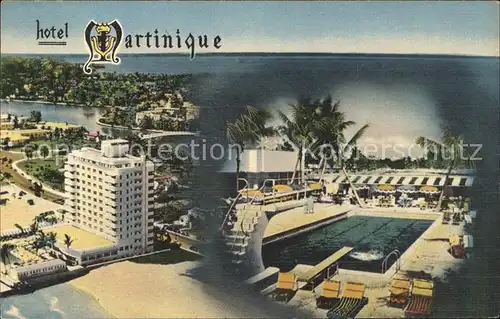 Miami Beach Hotel Martinique Swimming Pool Kat. Miami Beach