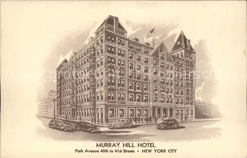 New York City Murray Hill Hotel Park Avenue / New York /