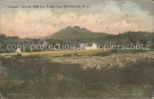 Franklin North Carolina Panorama with Trimont Kat. Franklin