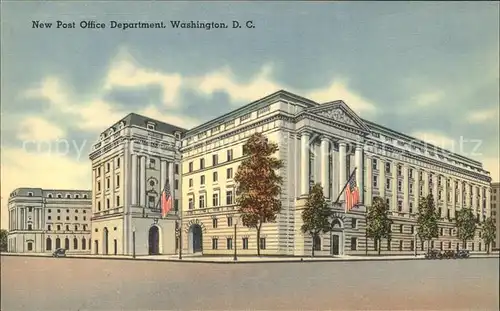 Washington DC New Post Office Department Kat. Washington