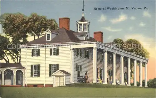 Mount Vernon Virginia Home of Washington Kat. Mount Vernon