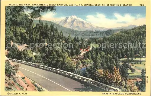 Shasta Pacific Highway Cascade Wonderland Kat. Shasta