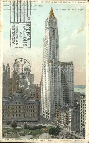 New York City woolworth Building / New York /