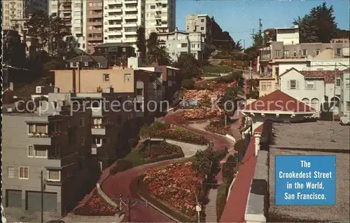 San Francisco California Lombard Street Kat. San Francisco