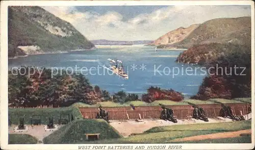 West Point New York Batteries and Hudson River Kat. West Point