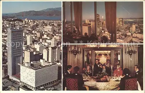 San Francisco California Hilton Hotel Restaurant Kat. San Francisco